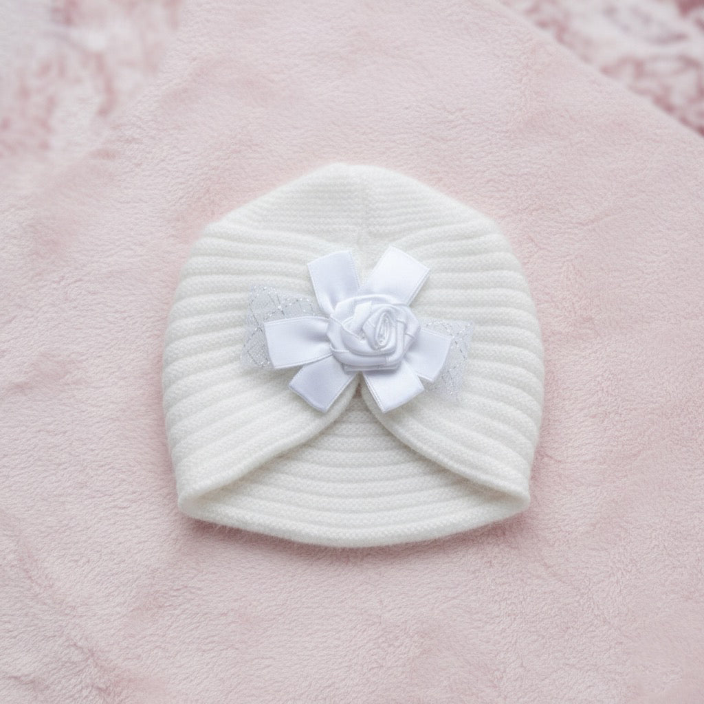 Premium Fluffy Hand Wooven Turban Cap
