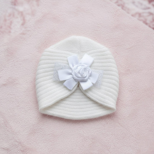 Premium Fluffy Hand Wooven Turban Cap