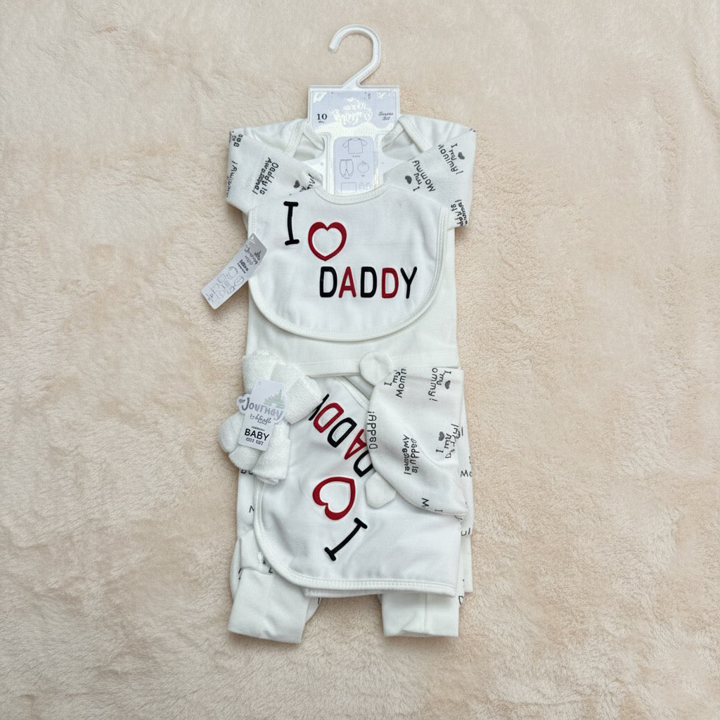 I Love Daddy 10 Pieces Winter Starter Set