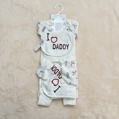I Love Daddy 10 Pieces Winter Starter Set