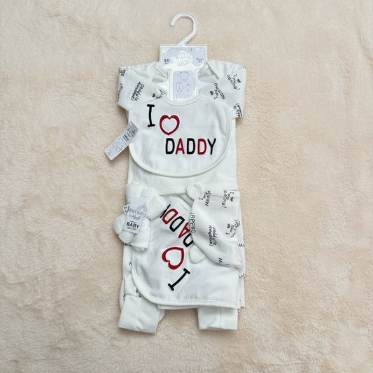 I Love Daddy 10 Pieces Winter Starter Set