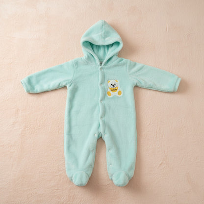 Lucky Bear Premium Fleece Romper