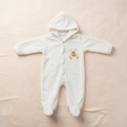Lucky Bear Premium Fleece Romper
