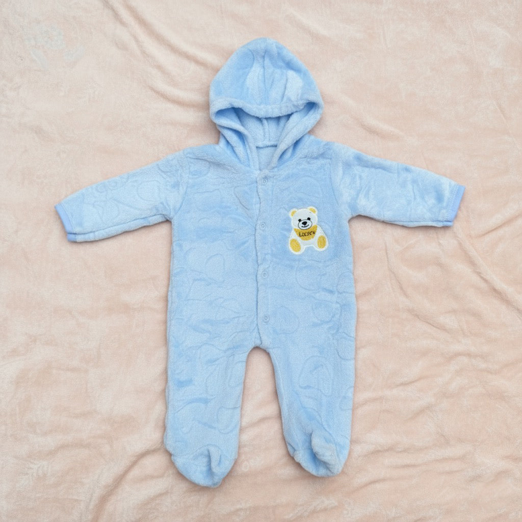 Lucky Bear Premium Fleece Romper