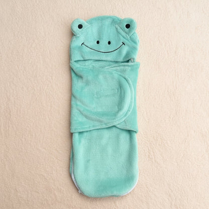 Funky Frog Fleece Swaddle Wrap