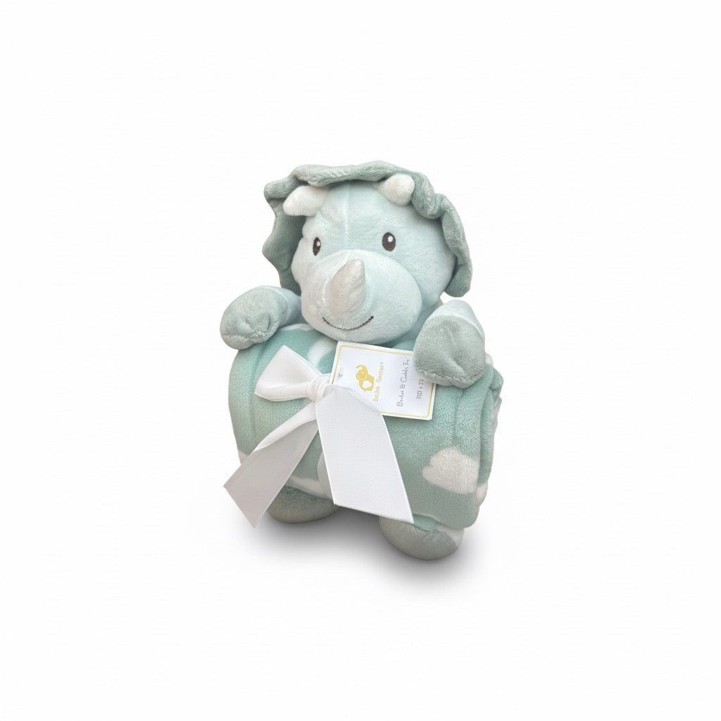 Sunnozy Dino Blanket With Plush Toy (PREMIUM)