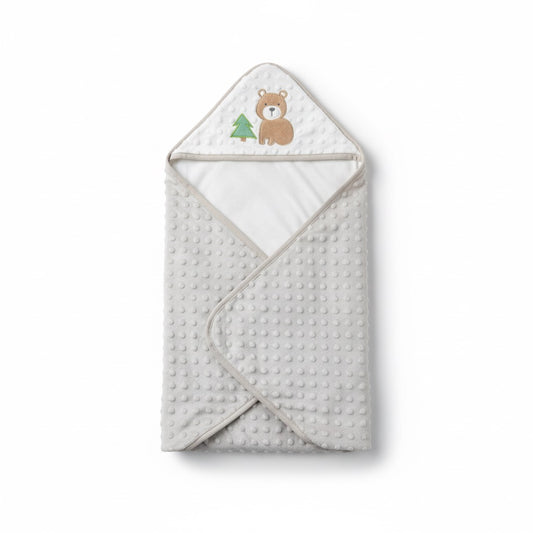 Bear Tree Bebe Favour Hooded Blanket