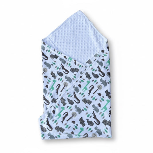 Crocodile Printed Baby Blanket