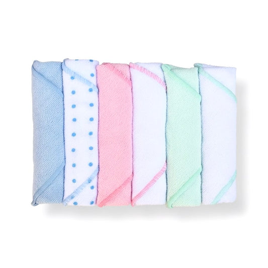 Multi Face Towel Pack of 6
