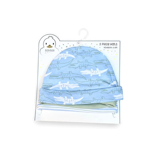 Duck & Duck Crocodile 3 Piece Cap Set