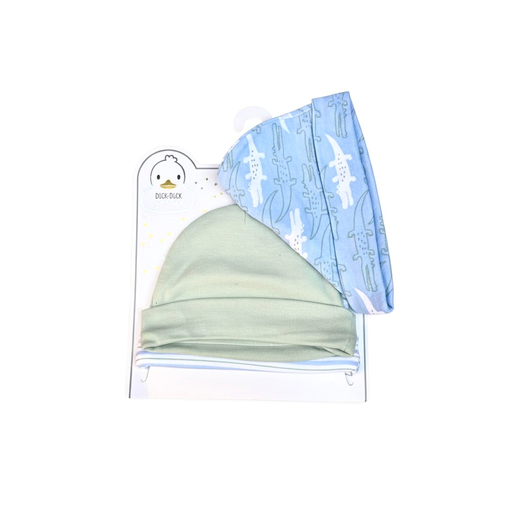 Duck & Duck Crocodile 3 Piece Cap Set