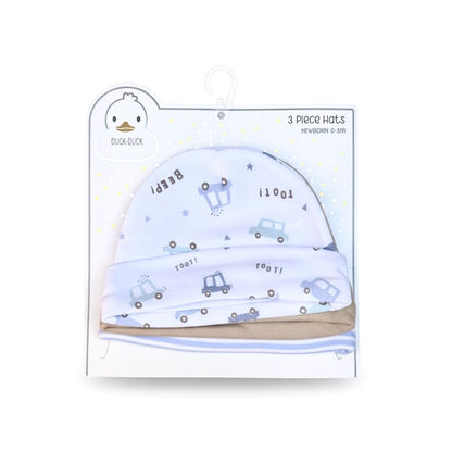 Duck & Duck Beep Car 3 Piece Cap Set