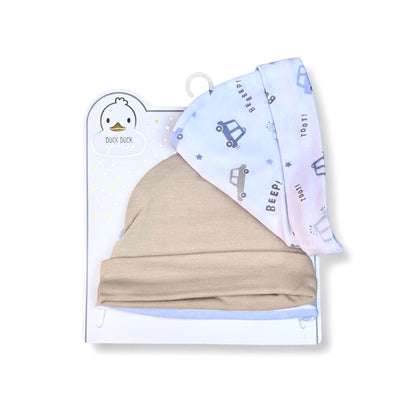 Duck & Duck Beep Car 3 Piece Cap Set