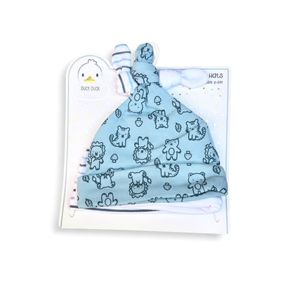 Lion 3 Piece Knot Hat Set