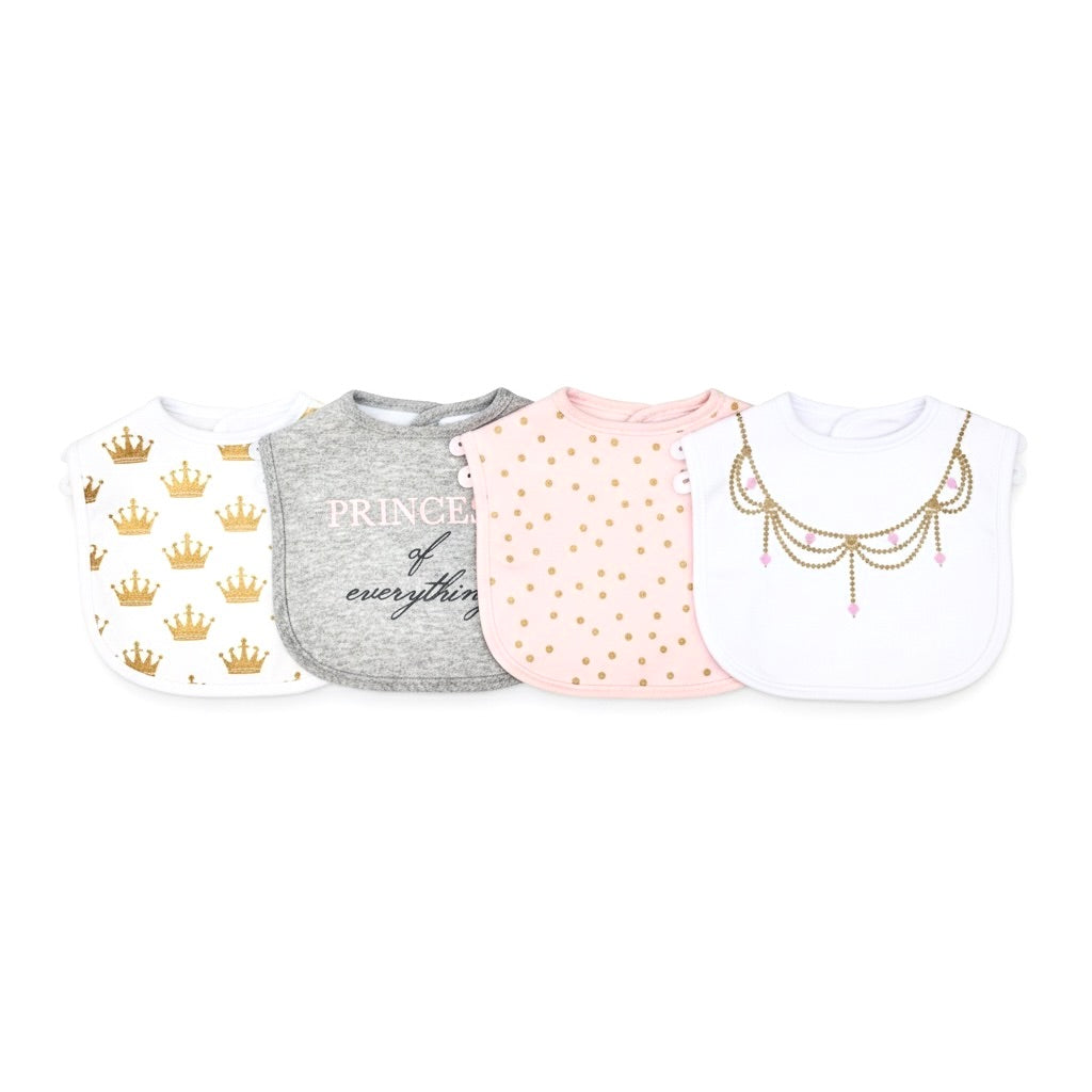 Princess Has Arrived 5 Piece Bib Set