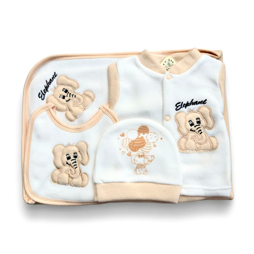 Baby Charm Fleece 5 Piece Starter Set