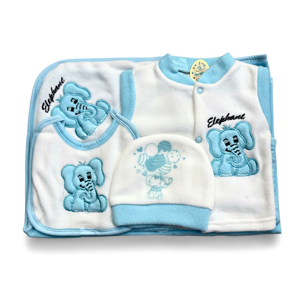 Baby Charm Fleece 5 Piece Starter Set