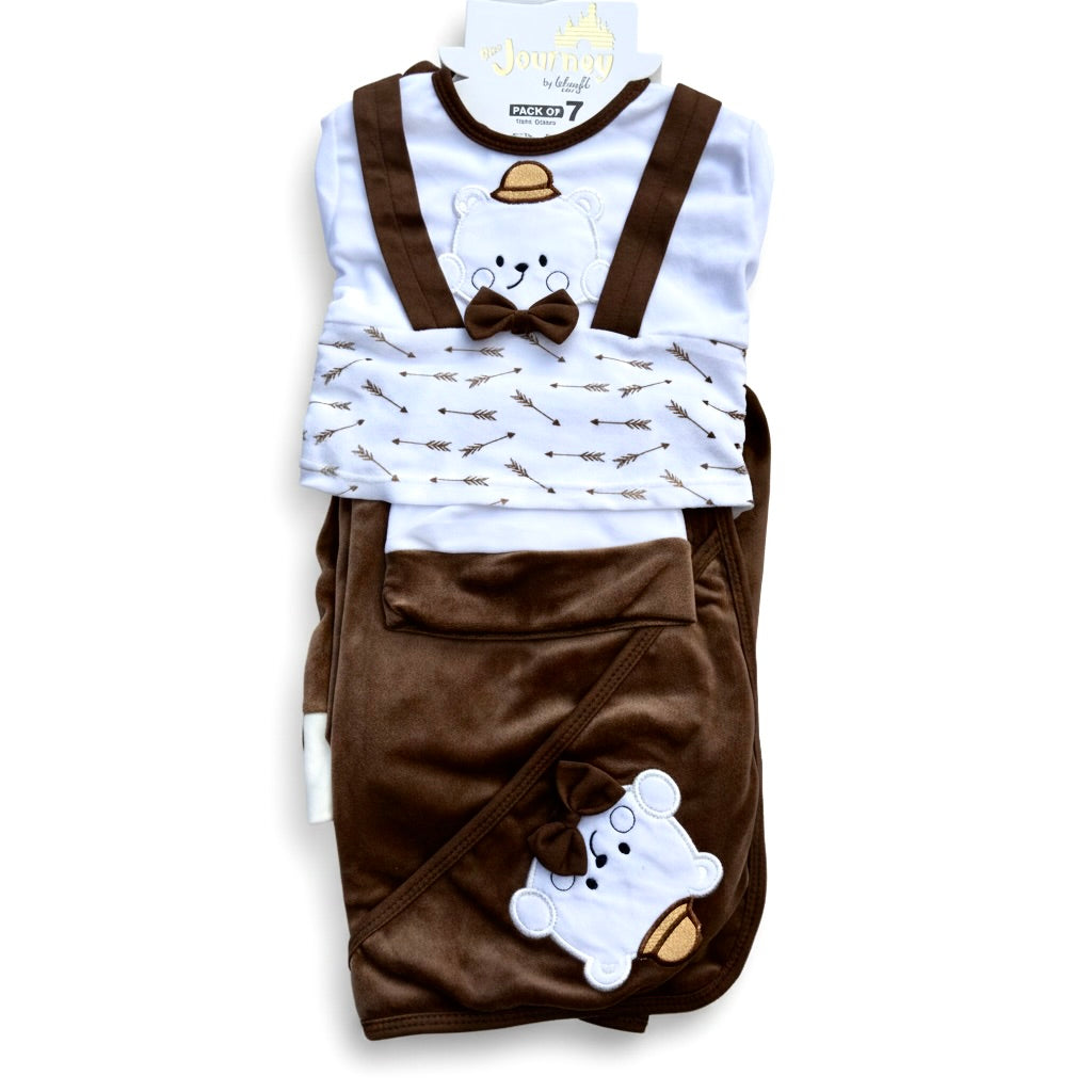 Bear Bow Fleece 7 Piece Starter Set
