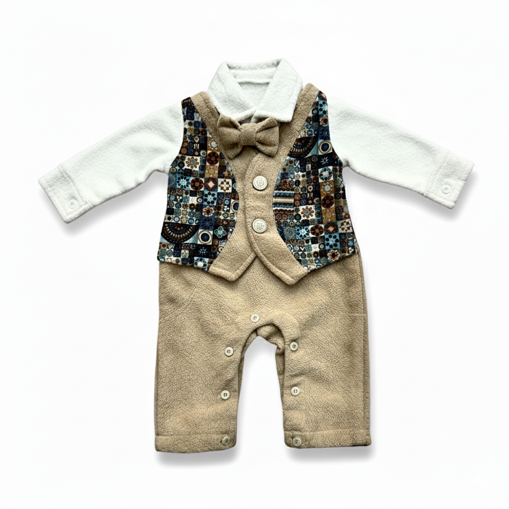 Brown Bow Premium Romper