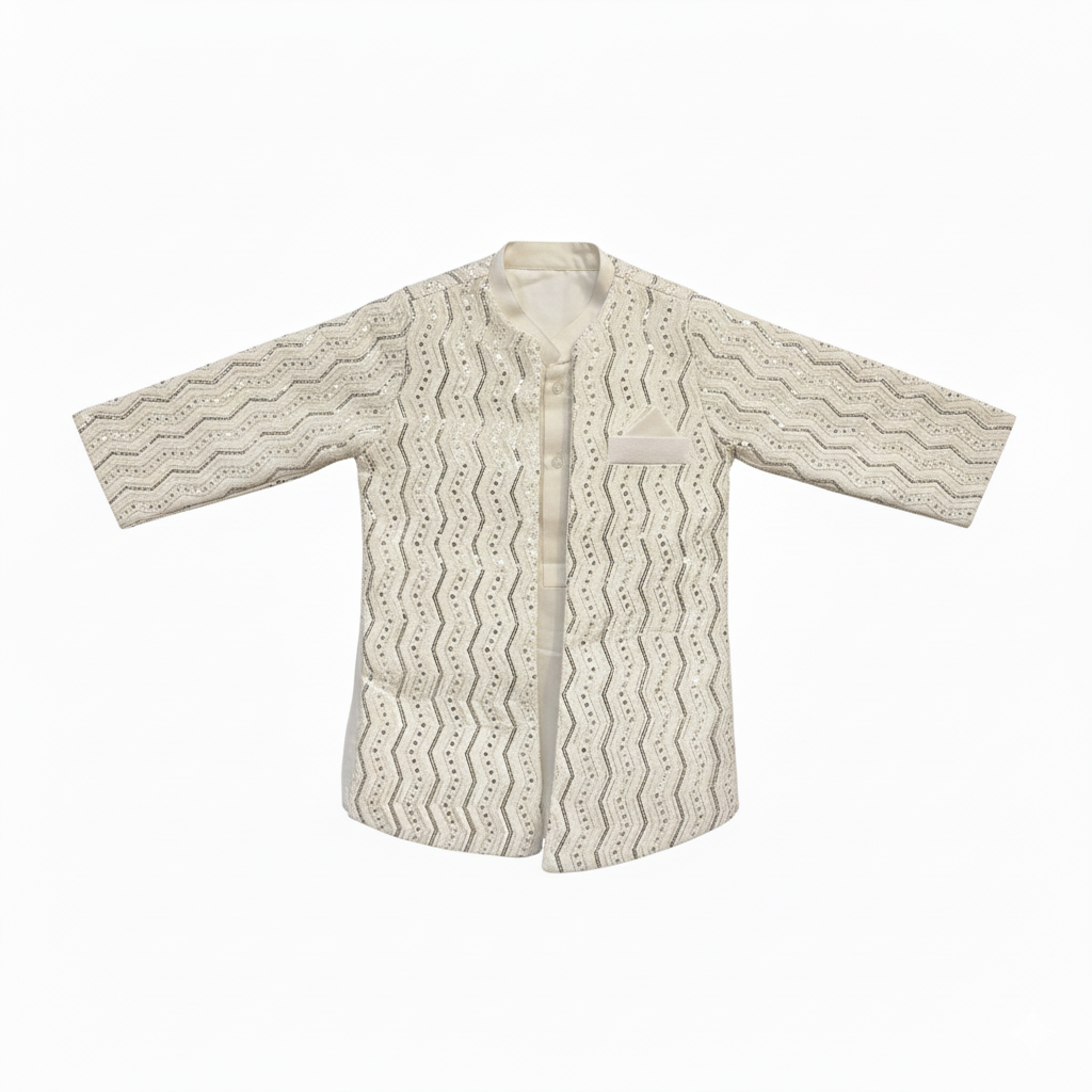 Bloom Kurta Pajama with Coat