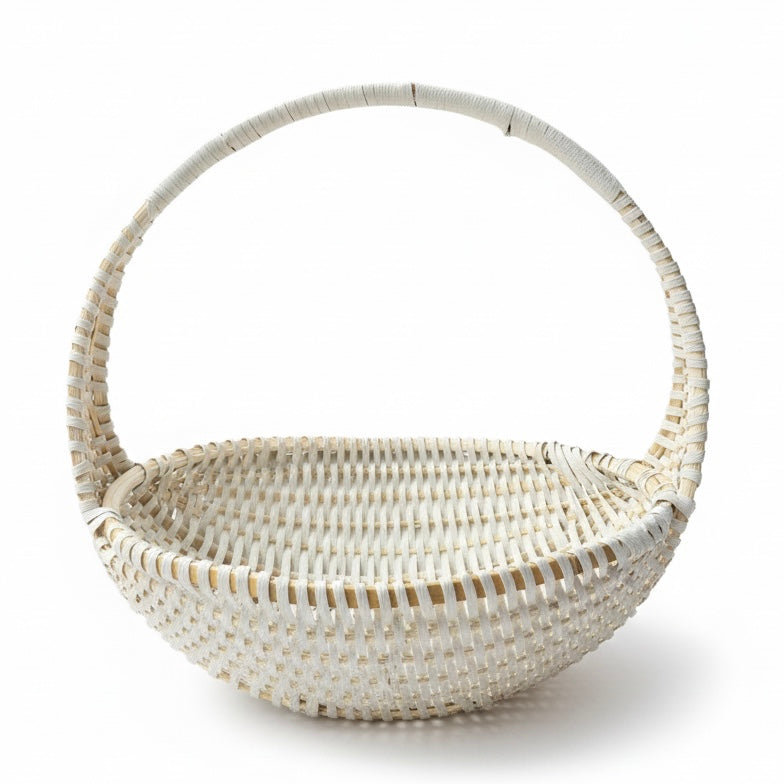 Oval Wooden Gift Basket