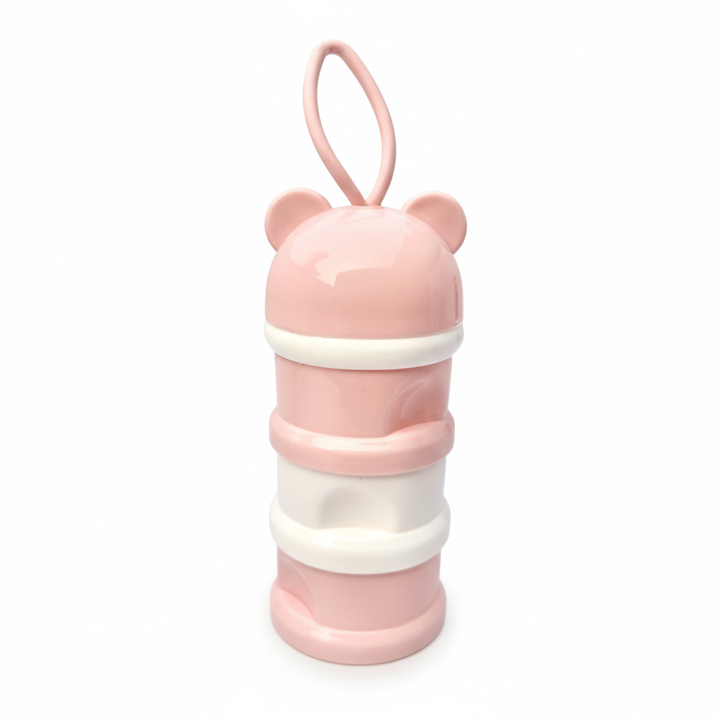 3 Portions Pink Milk Container