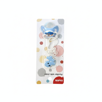 Elephant Pacifier & Chain (Imported)
