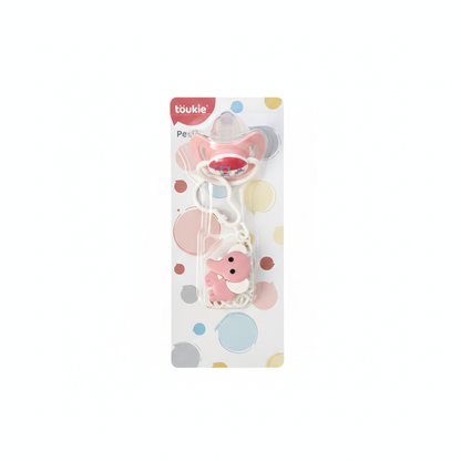 Elephant Pacifier & Chain (Imported)