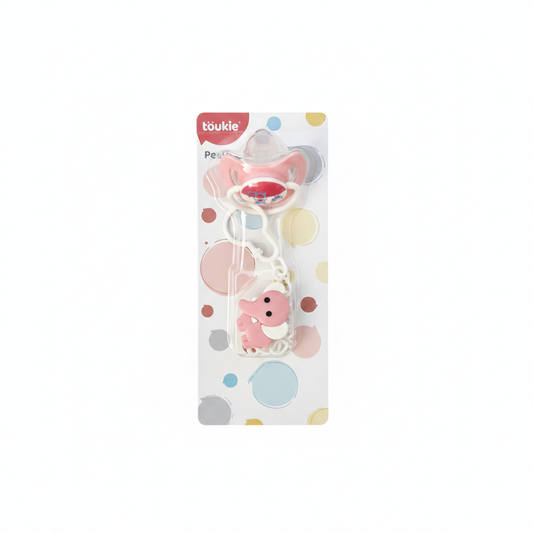 Elephant Pacifier & Chain (Imported)