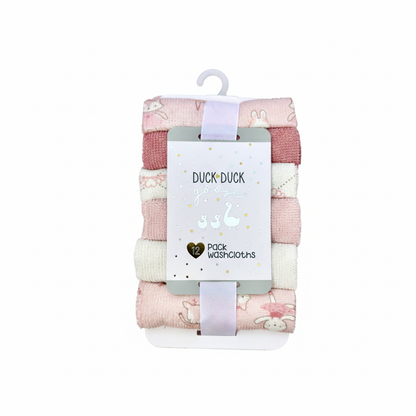 Duck Bear 12 Piece Face Towel Set
