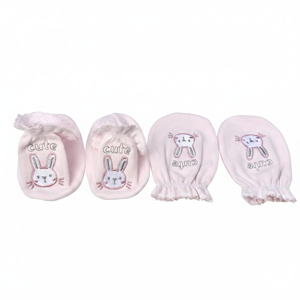 Cute Botties & Mittens 2 Pieces (Premium)