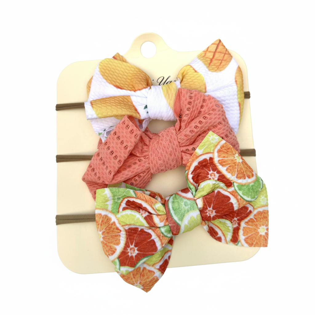 Butterfly 3 piece Headband Set