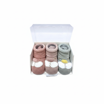 Cute Booties Set of 3 (Premium)