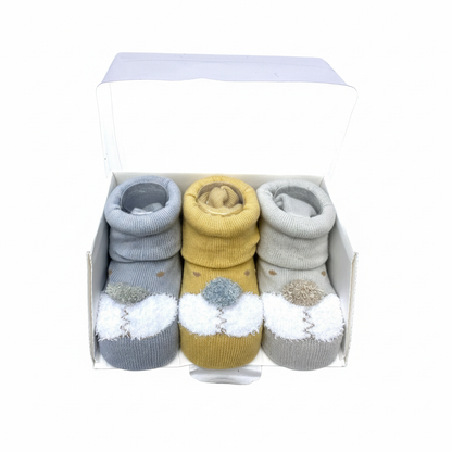 Cute Booties Set of 3 (Premium)