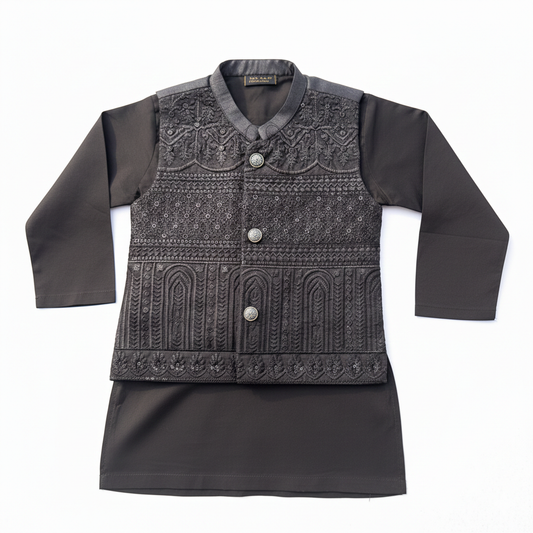 Traditional Kurta Pajama with Waistcoat