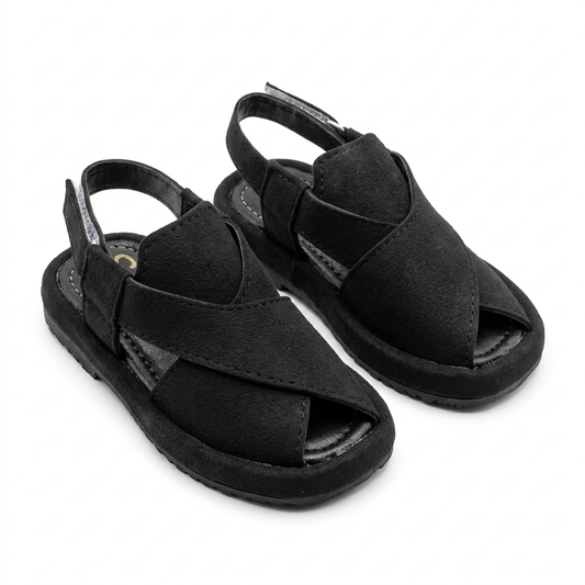 Premium Kaptan Chappal (Black)