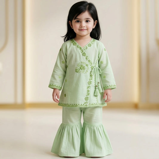 Ayra Sage Embroidered Eid Wear Set