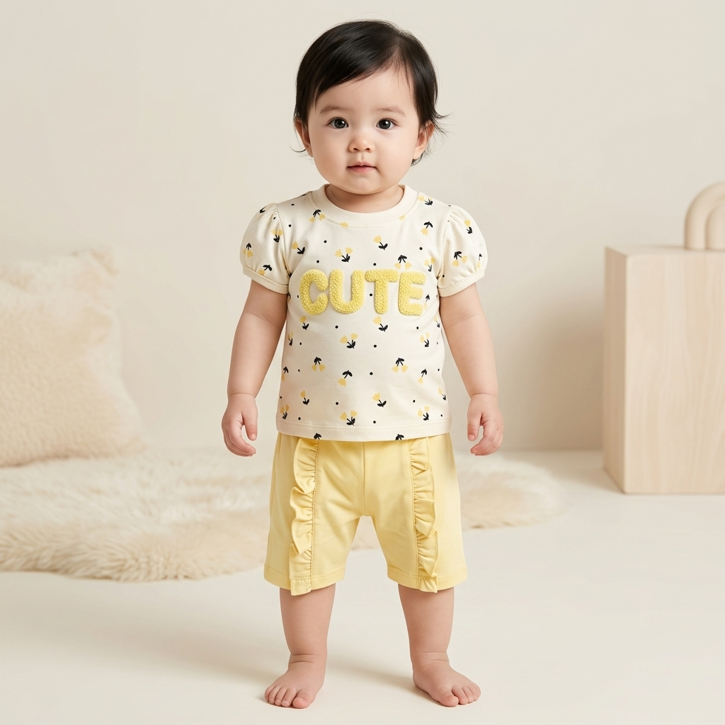 Girls Cute Style Shirt & Short