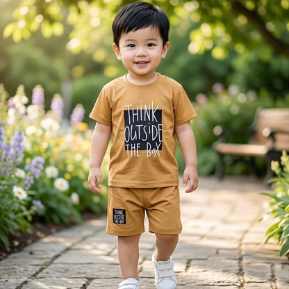 Kids T-Shirt & Short Set Think Outside