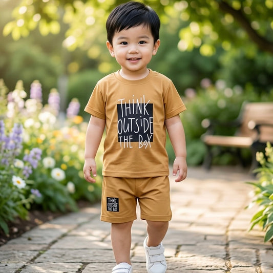 Kids T-Shirt & Short Set Think Outside