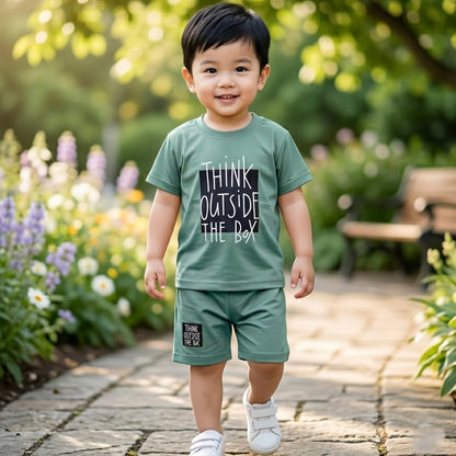 Kids T-Shirt & Short Set Think Outside