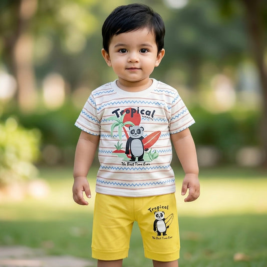Kids Shirt & Short Set Panda