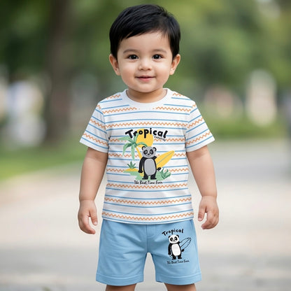 Kids Shirt & Short Set Panda