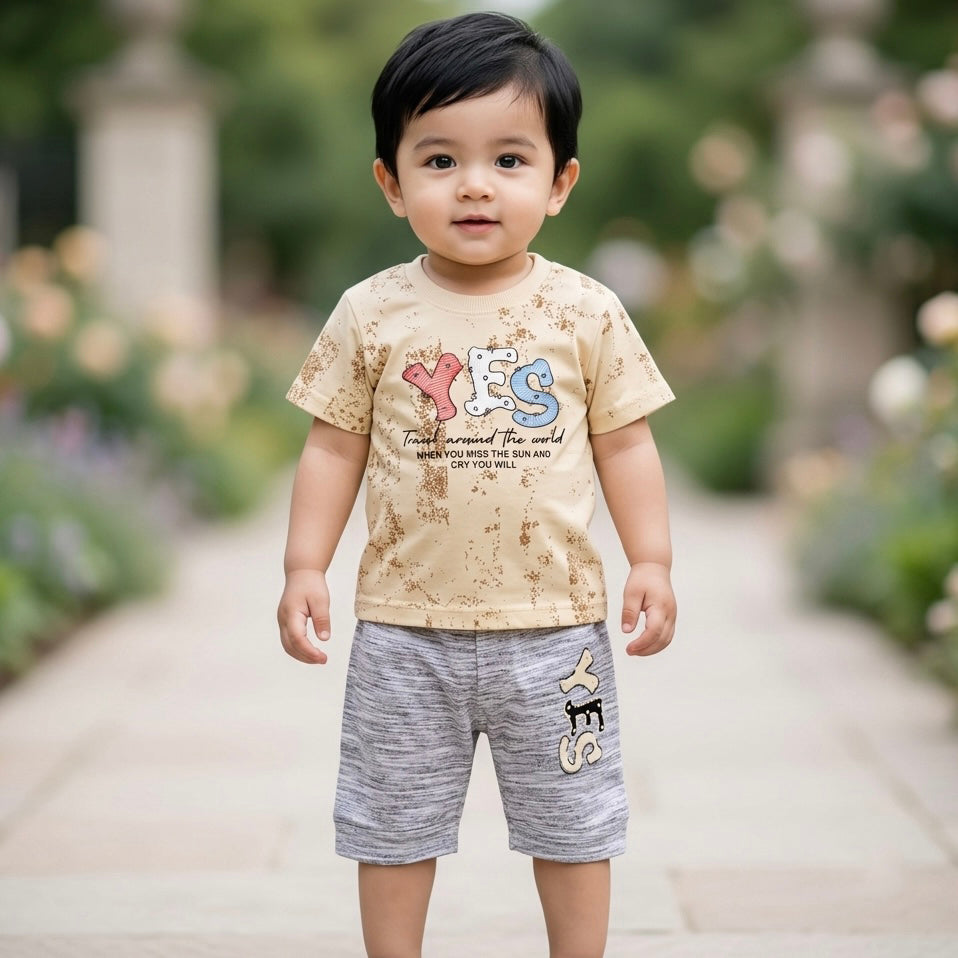 Kids Shirt & Short Set YES