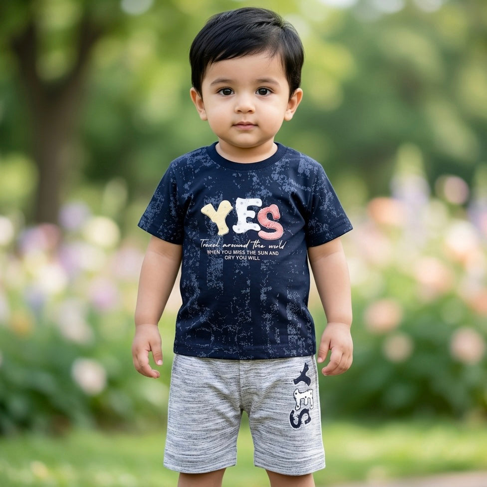 Kids Shirt & Short Set YES