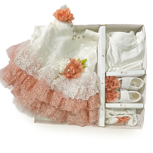 Sleeveless Floral Frock 5 Piece Starter Set