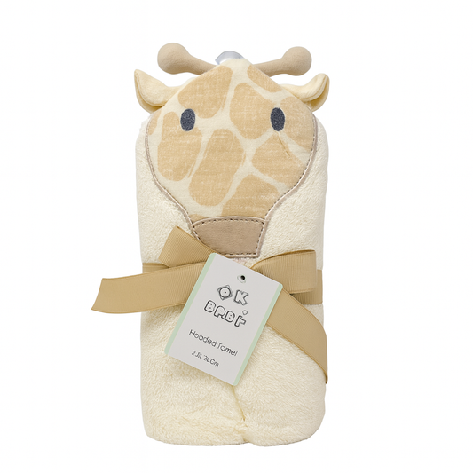 Giraffe Hooded Bath Towel