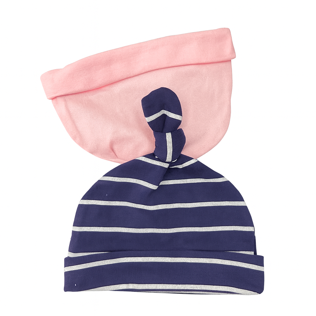 Hudson Blue Flower Knot Cap Pack Of 3