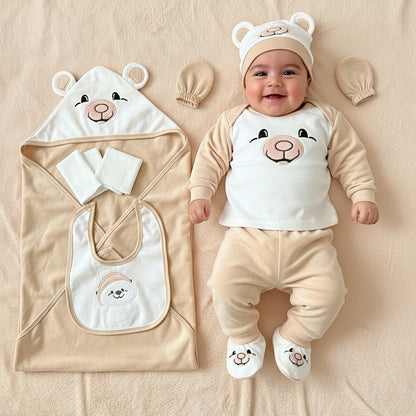 Happy Bear 10 Piece Winter Starter Set Gift Box