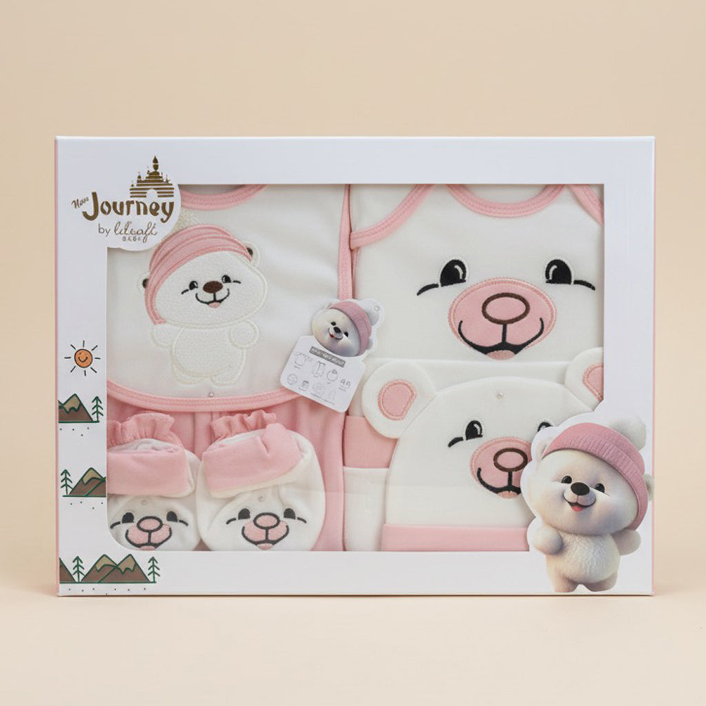 Happy Bear 10 Piece Winter Starter Set Gift Box
